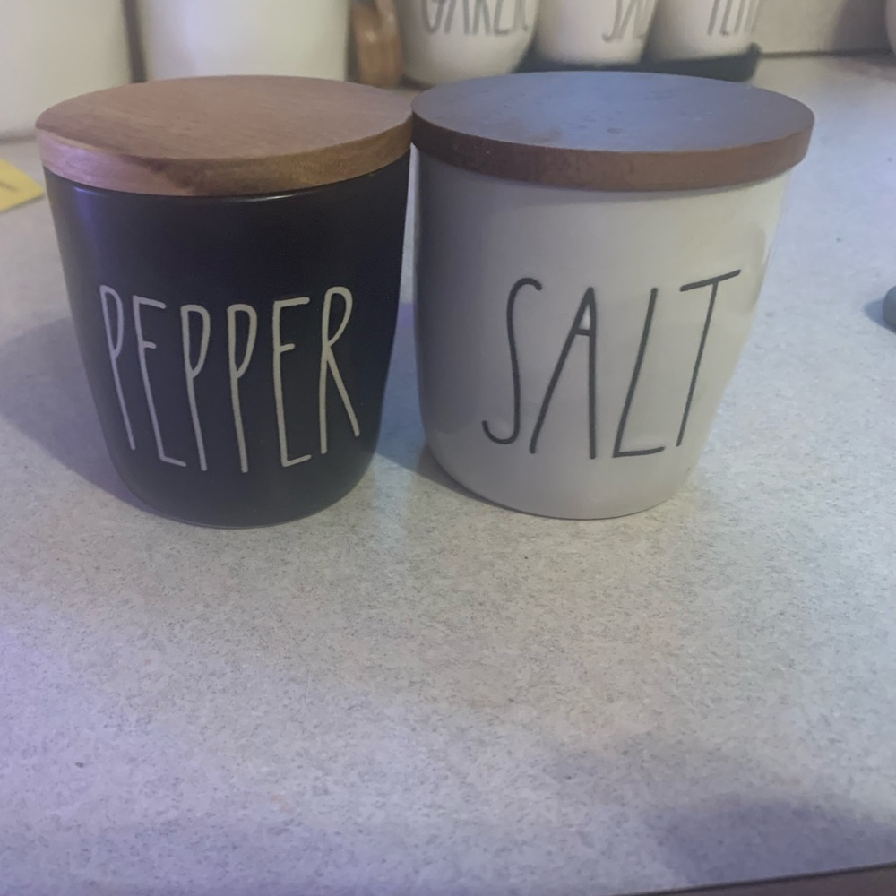 Rae Dunn Salt and Pepper Containers